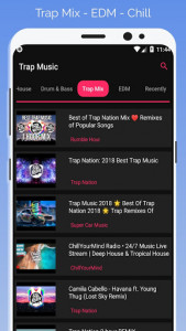 اسکرین شات برنامه Trap Music 2019 - Bass Nation,Chill nation Music 5