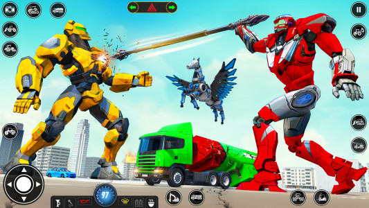 اسکرین شات بازی Robot Transform Car Games 3D 5
