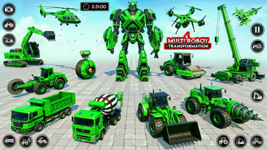 اسکرین شات بازی Robot Transform Car Games 3D 2