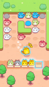 اسکرین شات 1 بازی Cat Block Jam: Healing Puzzle