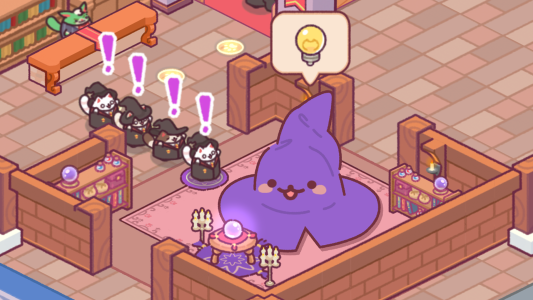 اسکرین شات 2 بازی Cat Magic School : Cute Tycoon