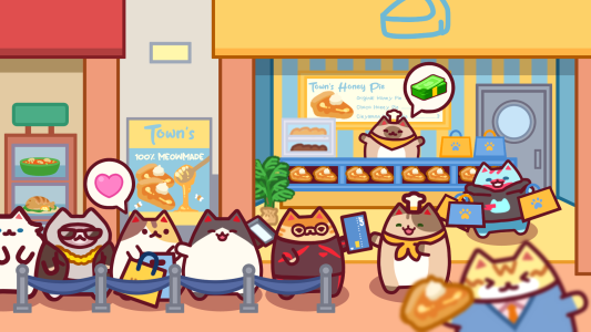 اسکرین شات 1 بازی Cat Mall: Idle Shopping Tycoon