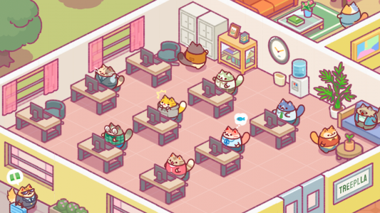 اسکرین شات 8 بازی Office Cat: Idle Tycoon Games