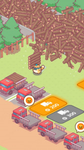 اسکرین شات 1 بازی Lumbercat: Cute Idle Tycoon