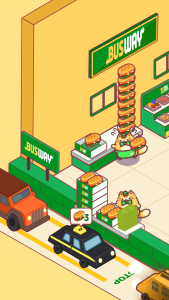 اسکرین شات 1 بازی Cat Snack Bar: Cute Food Games