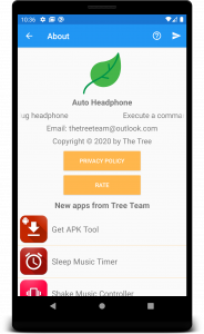اسکرین شات 5 برنامه Auto Headphone