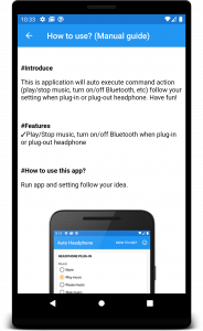 اسکرین شات 4 برنامه Auto Headphone