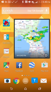 اسکرین شات برنامه Weather Radar Widget 5