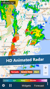 اسکرین شات برنامه Weather Radar Widget 2