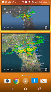اسکرین شات برنامه Weather Radar Widget 6