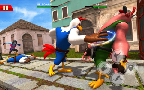 اسکرین شات بازی Rooster Battle : Kungfu Chicken Fighting 2020 1