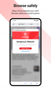 اسکرین شات برنامه Trend Micro ScamCheck 6