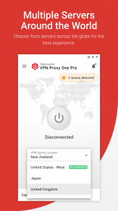 اسکرین شات برنامه VPN Proxy One Pro 3