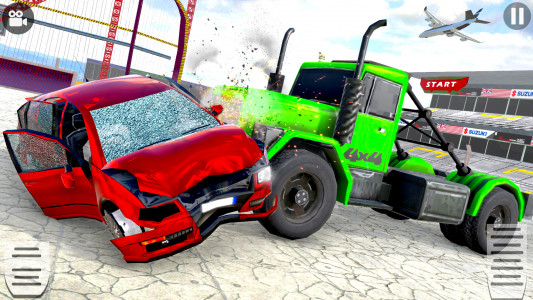 اسکرین شات برنامه Train Car Crash Derby Game 3D 8