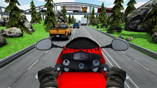 اسکرین شات بازی Highway Motorcycle: Bike Game 3