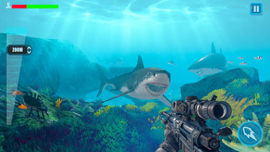 اسکرین شات بازی Survivor Sharks Game: Shooting Hunter Action Games 6