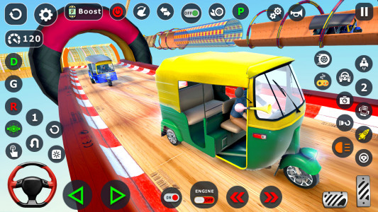 اسکرین شات بازی Tuk Tuk Taxi Driving Games 3D 5