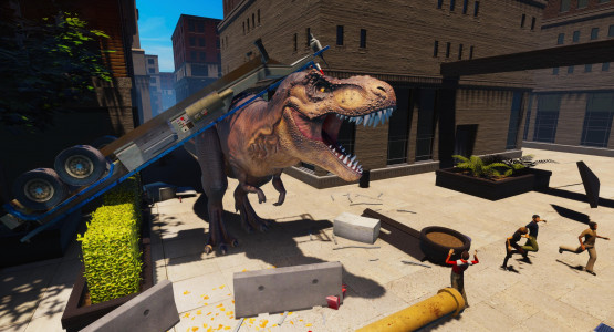 اسکرین شات بازی T-rex Simulator Dinosaur Games 1