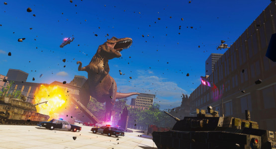 اسکرین شات بازی T-rex Simulator Dinosaur Games 8