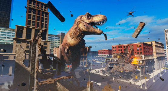 اسکرین شات بازی T-rex Simulator Dinosaur Games 7