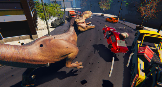 اسکرین شات بازی T-rex Simulator Dinosaur Games 4