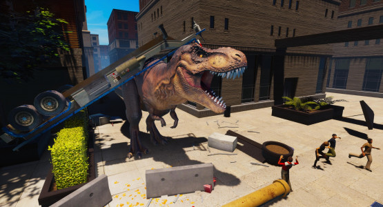 اسکرین شات 1 بازی T-rex Simulator Dinosaur Games