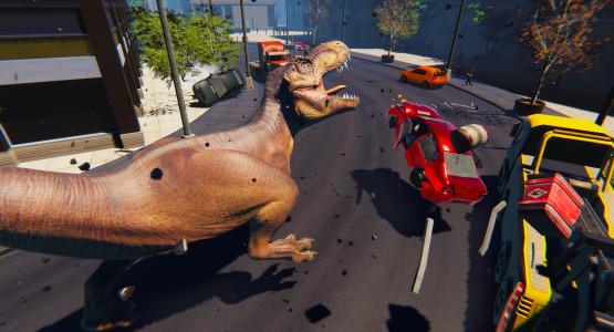 اسکرین شات 4 بازی T-rex Simulator Dinosaur Games