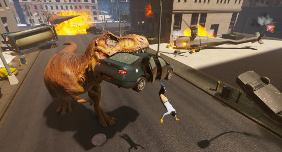 اسکرین شات بازی T-rex Simulator Dinosaur Games 6