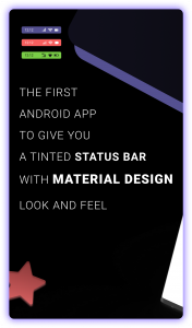 اسکرین شات برنامه Material Status Bar 1