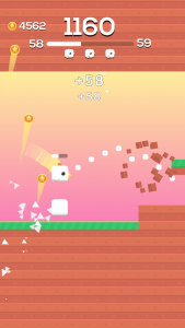 اسکرین شات بازی Square Bird - Flappy Chicken 3