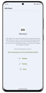 اسکرین شات 1 برنامه URLCheck