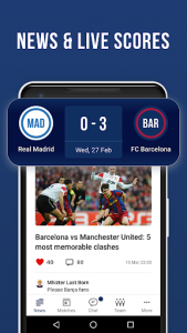 اسکرین شات برنامه Barcelona Live — Not official app for FC Barca Fan 2