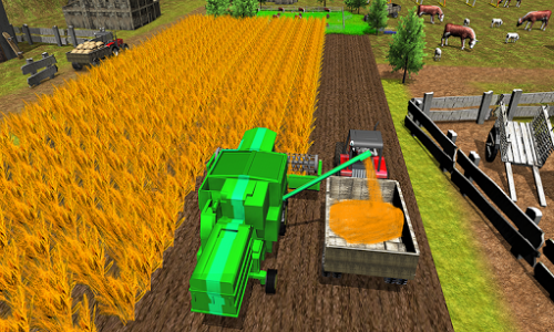 اسکرین شات بازی Real Tractor Driver 2018: Modern Farming Simulator 3