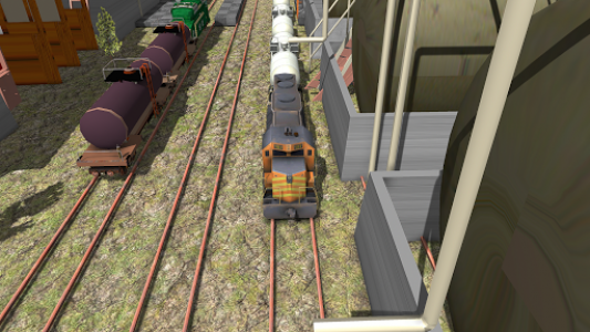 اسکرین شات برنامه Oil Tanker Train Driving Sim : Cargo Train Uphill 8