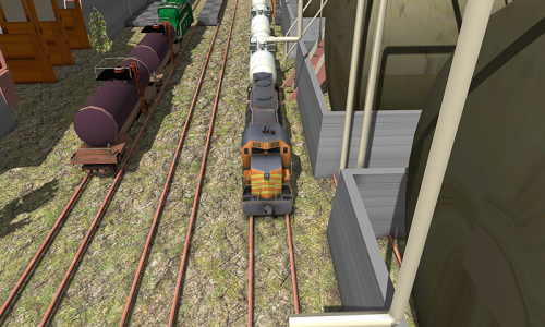 اسکرین شات برنامه Oil Tanker Train Driving Sim 3