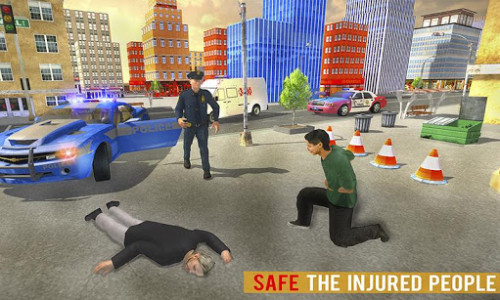 اسکرین شات بازی City police Emergency Hero Rescue 3