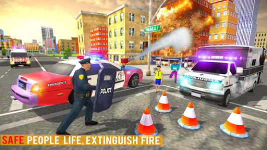 اسکرین شات بازی City police Emergency Hero Rescue 7