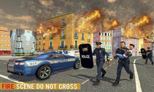 اسکرین شات بازی City police Emergency Hero Rescue 1