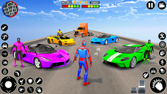 اسکرین شات بازی Car Games - GT Car Stunt 3D 2