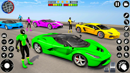 اسکرین شات بازی Car Games - GT Car Stunt 3D 1