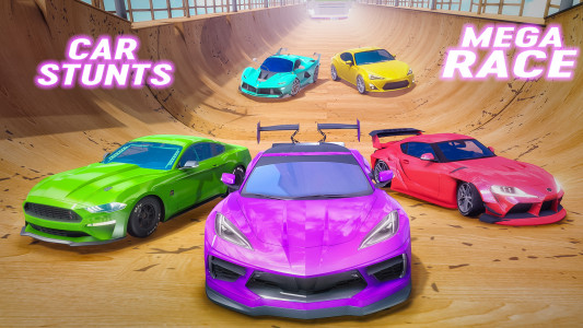 اسکرین شات بازی Car Games - GT Car Stunt 3D 7