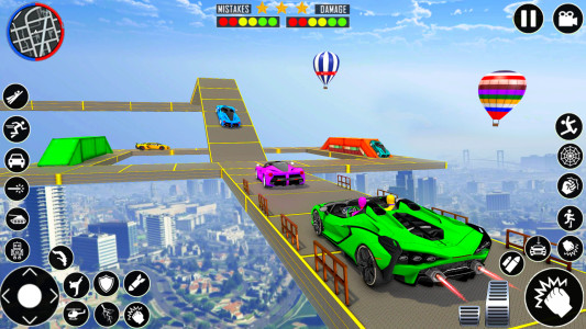 اسکرین شات بازی Car Games - GT Car Stunt 3D 3
