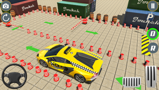 اسکرین شات بازی Taxi Car Parking: Modern Car Games 2