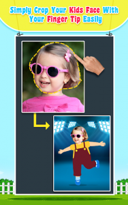 اسکرین شات برنامه Kids Photo frames-Funny Animations 4
