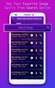اسکرین شات 4 برنامه Ringtone Maker & Creator