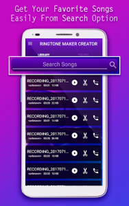 اسکرین شات برنامه Ringtone Maker & Creator 4