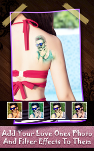اسکرین شات 6 برنامه Tattoo my photo maker