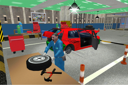 اسکرین شات بازی Car Mechanic Robot Workshop 2