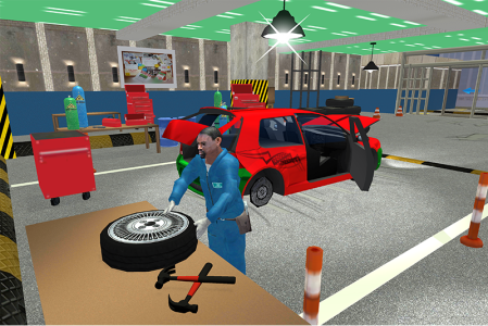 اسکرین شات 2 بازی Car Mechanic Robot Workshop