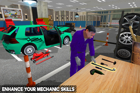 اسکرین شات بازی Car Mechanic Robot Workshop 5